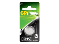 GP Knapcellebatterier CR2450