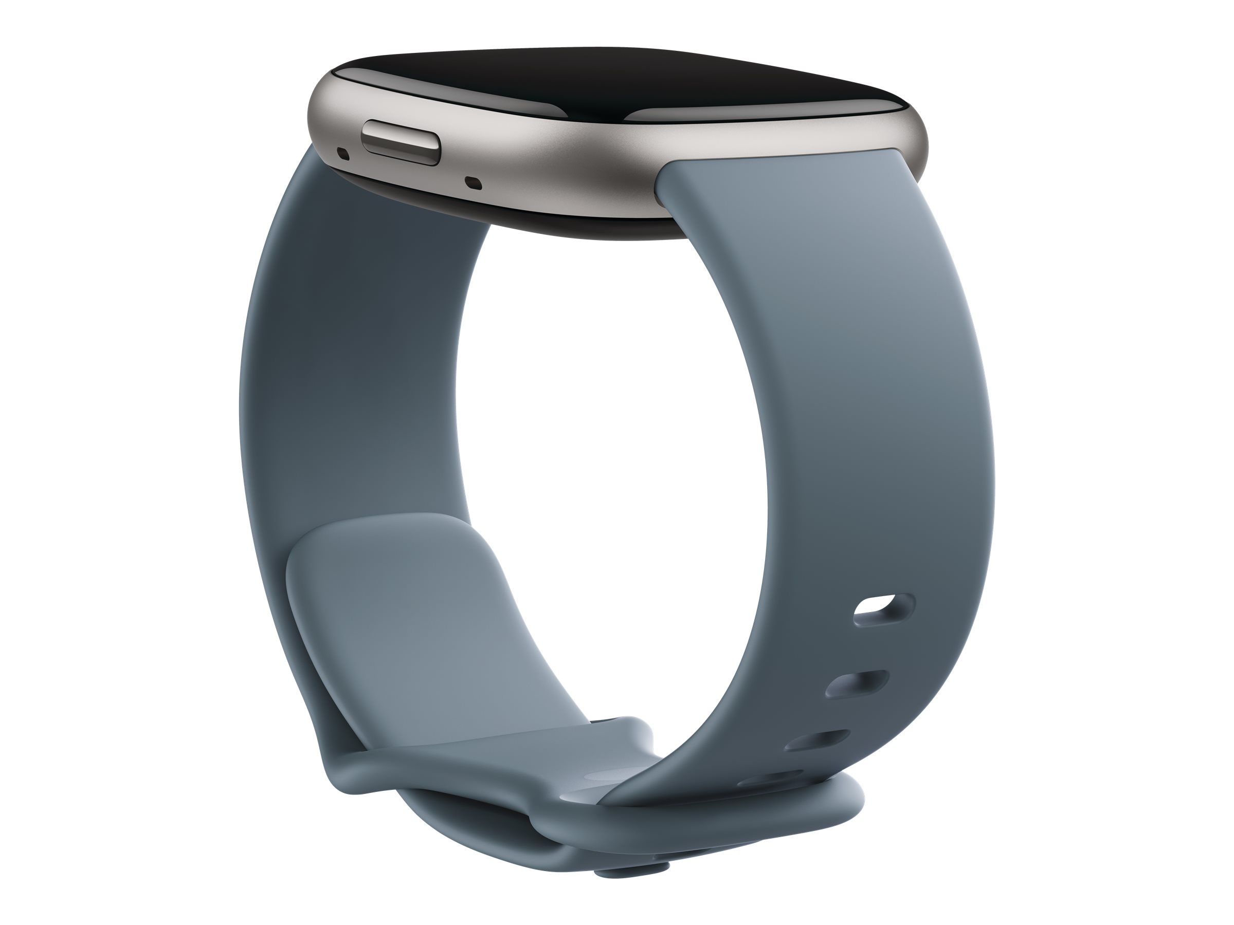 Fitbit Versa 4 Smartwatch - Waterfall Blue/Platinum