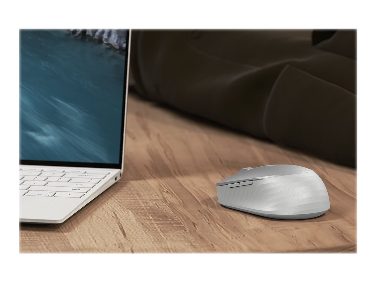 Dell Premier MS7421W - myš - 2.4 GHz, Bluetooth 5.0 - platinová stříbrná – foto 9