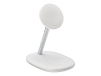 Eaton Tripp Lite Series 20W Wireless Charging Stand for iPhone and AirPods - MagSafe Charging, 3 ft. Cable, White