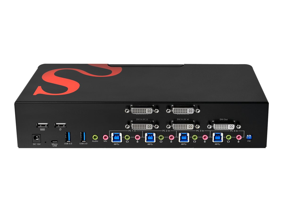 SIIG 4 Port DVI Dual Link Smart Console KVM Switch - Thumbnail 5