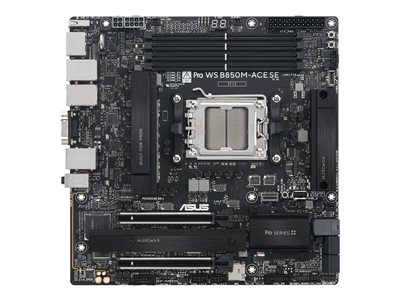 4711636258753 - ASUS Pro WS B850M-ACE SE Mainboard - AMD B850 - AMD AM5 socket - DDR5 RAM - Micro-ATX