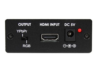 StarTech.com HDMI? to VGA Video Adapter Converter with Audio - HD to VGA Monitor 1920x1200 1080p - HDMI to VGA HD15 (HDMI2VGA) - Video converter - HDMI - component video, VGA - black