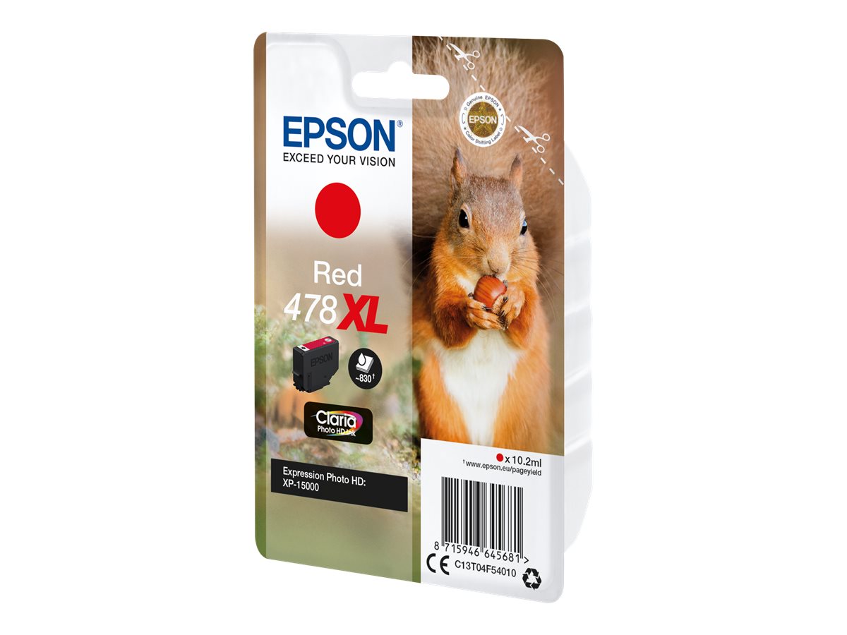 Epson 478XL - Vysoká kapacita - červená - originální - inkoustová cartridge – foto 2