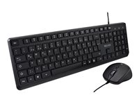 V7 CKU350DE Sæt med mus og tastatur Kablet 