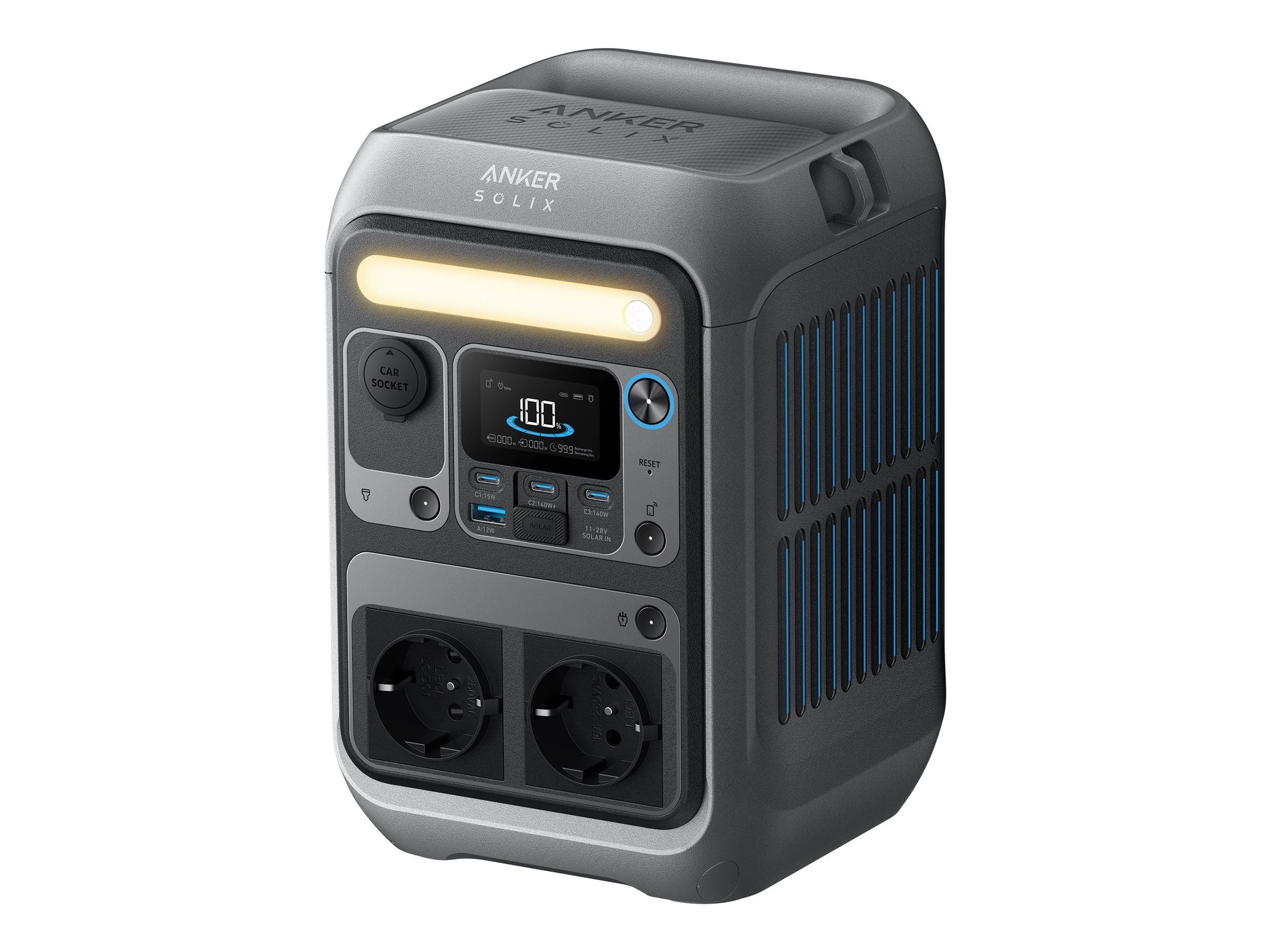 Anker SOLIX C300, portable power station, 300 watt, LiFePO4, 288 Wh