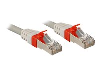 C ble réseau Gris Cat.6A S/FTP LSZH, 1m