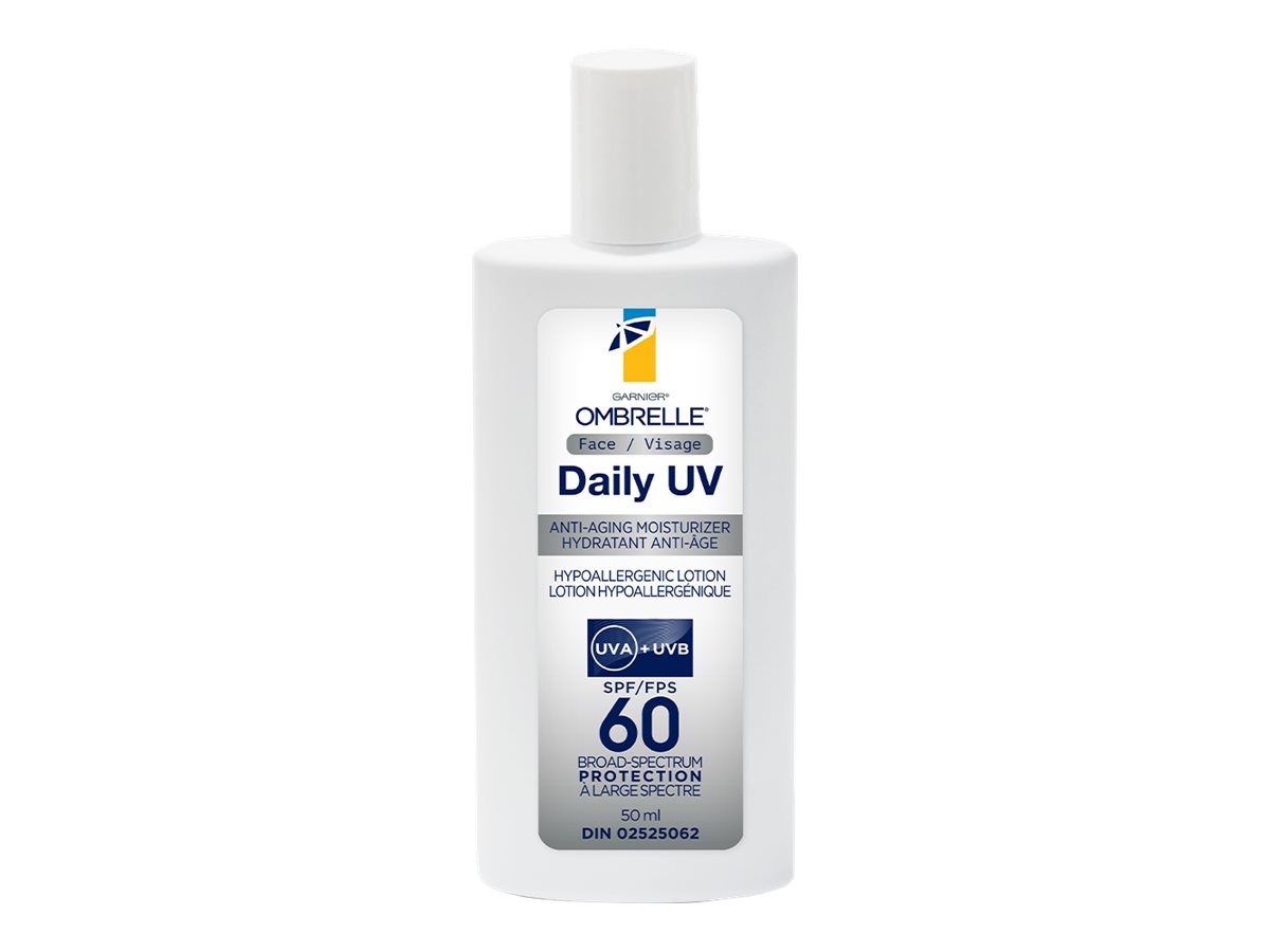 Garnier Ombrelle Daily UV Anti-Aging Moisturizer Hypoallergenic Lotion - SPF 60 - 50ml