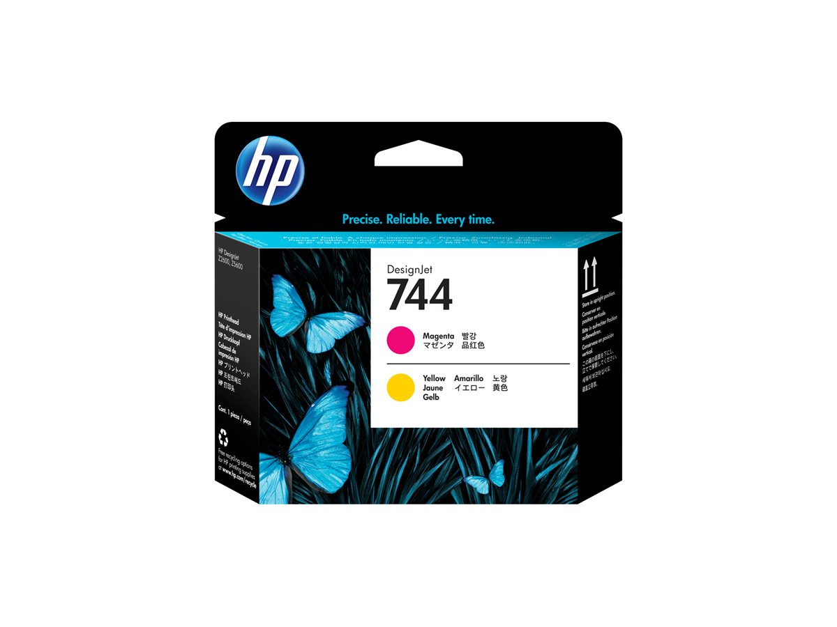 HP 744 Printhead Magenta & Jaune