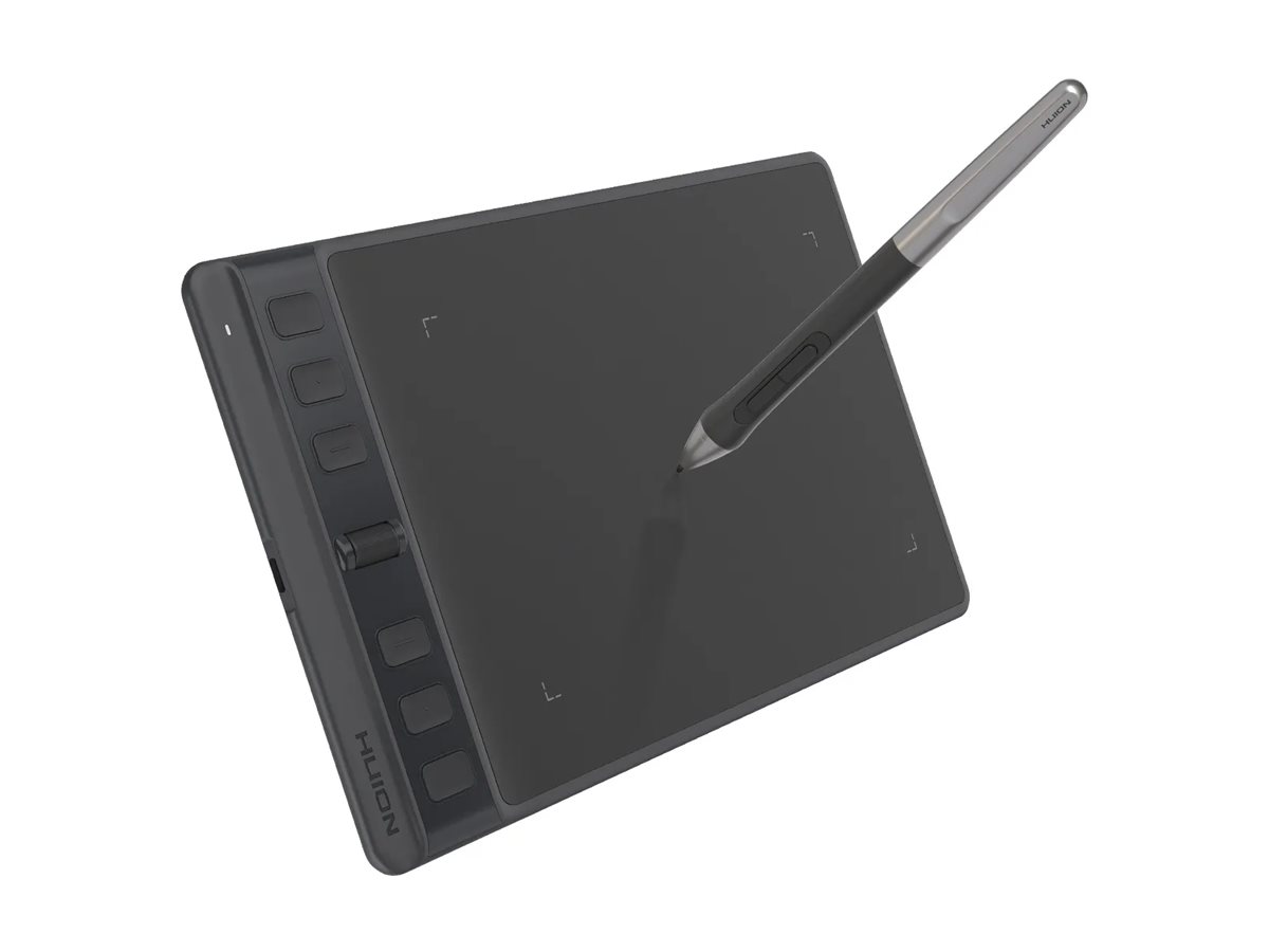 Huion Inspiroy 2 S digitiser USB-C Product shot Multi-angle 78950