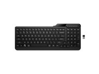 HP 475 - keyboard - dual-mode, multi-device, compact, 2-zone layout, low profile key travel, 12 programmable buttons - UK - j