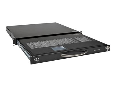 Tripp Lite 1U Rackmount Keyboard w KVM Cable Kit for 2-Post or 4-Post Racks