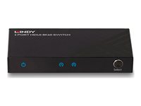Lindy - video/audio switch - 8K60 - 2 ports