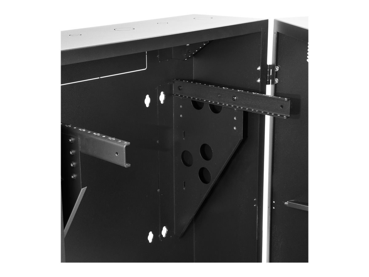 StarTech.com 8U 19" Vertical Wall Mount Server Rack Cabinet, Low Profile (15"), 30" Deep Locking Network Enclosure with 2U for Switch Patch Panel Router Mounting IT/Data Cabinet Assembled - 19 Inch Wallmount Rack (RK830WALVS) - rozvaděčová skříň - 8U – foto 6