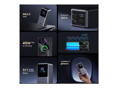 UGREEN PB721 20K 130W PowerBank 2C1A