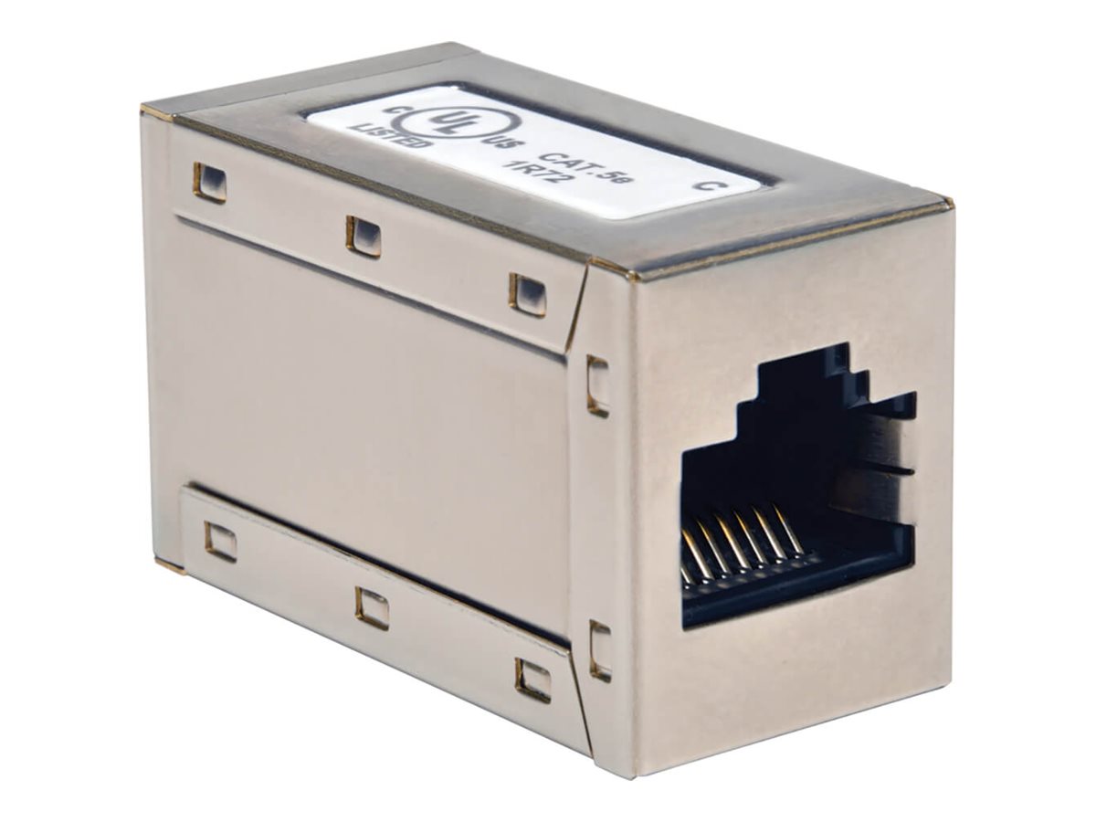 Tripp Lite Cat5e Cat5 Straight Through Modular Shielded In-Line Coupler RJ45 F/F