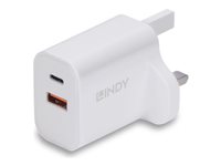 Lindy power adapter - USB-C, USB - 30 Watt