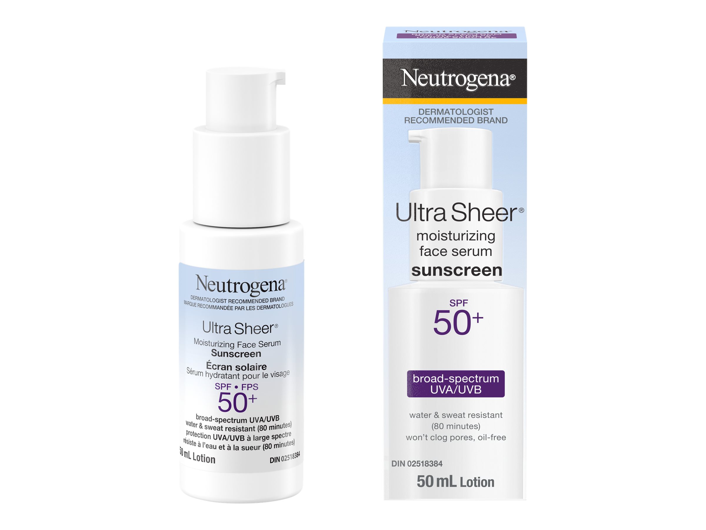 Neutrogena Ultra Sheer Moisturizing Face Serum Sunscreen - 50ml
