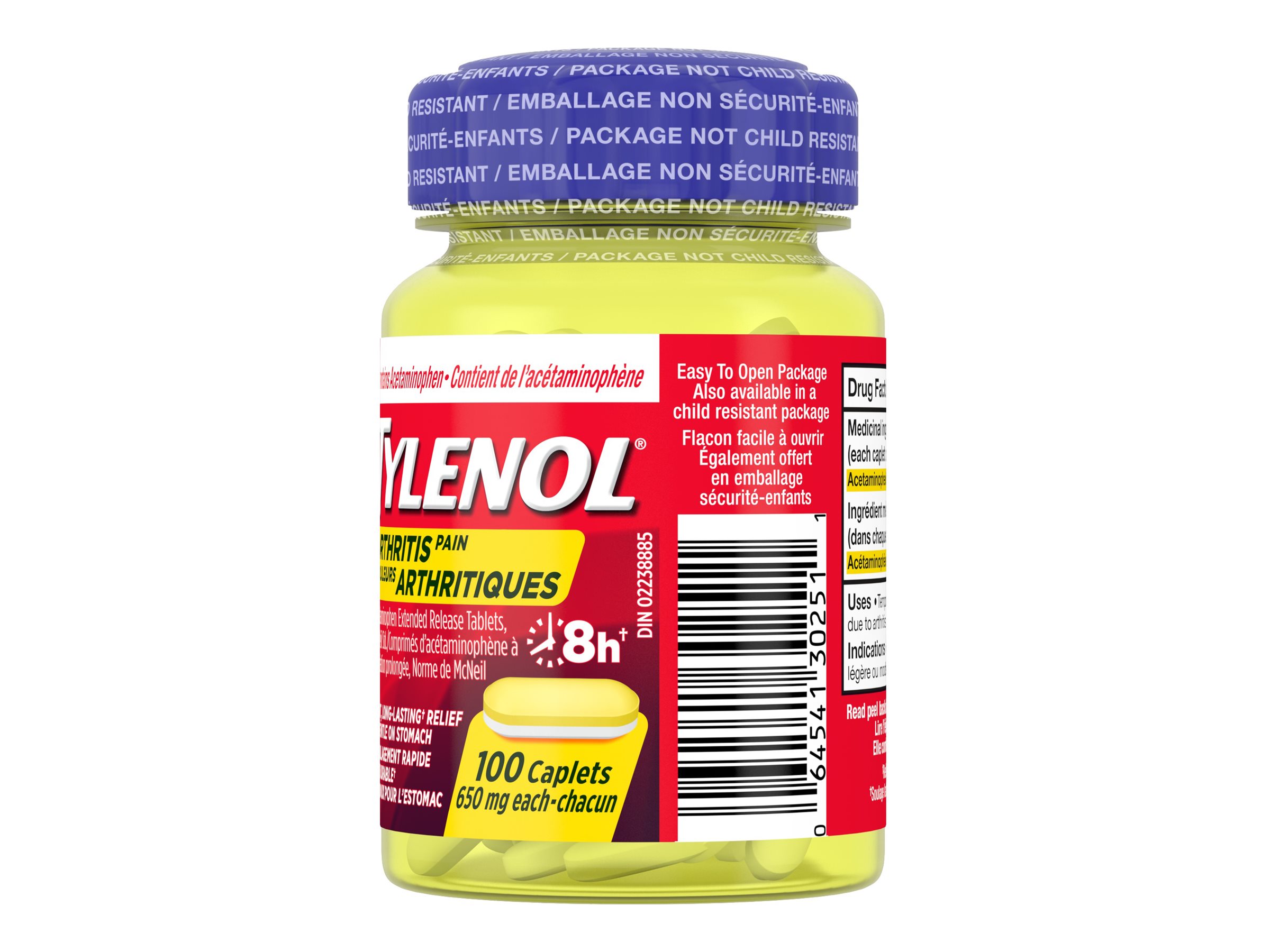 Tylenol* Arthritis Pain Acetaminophen Caplets - 100's