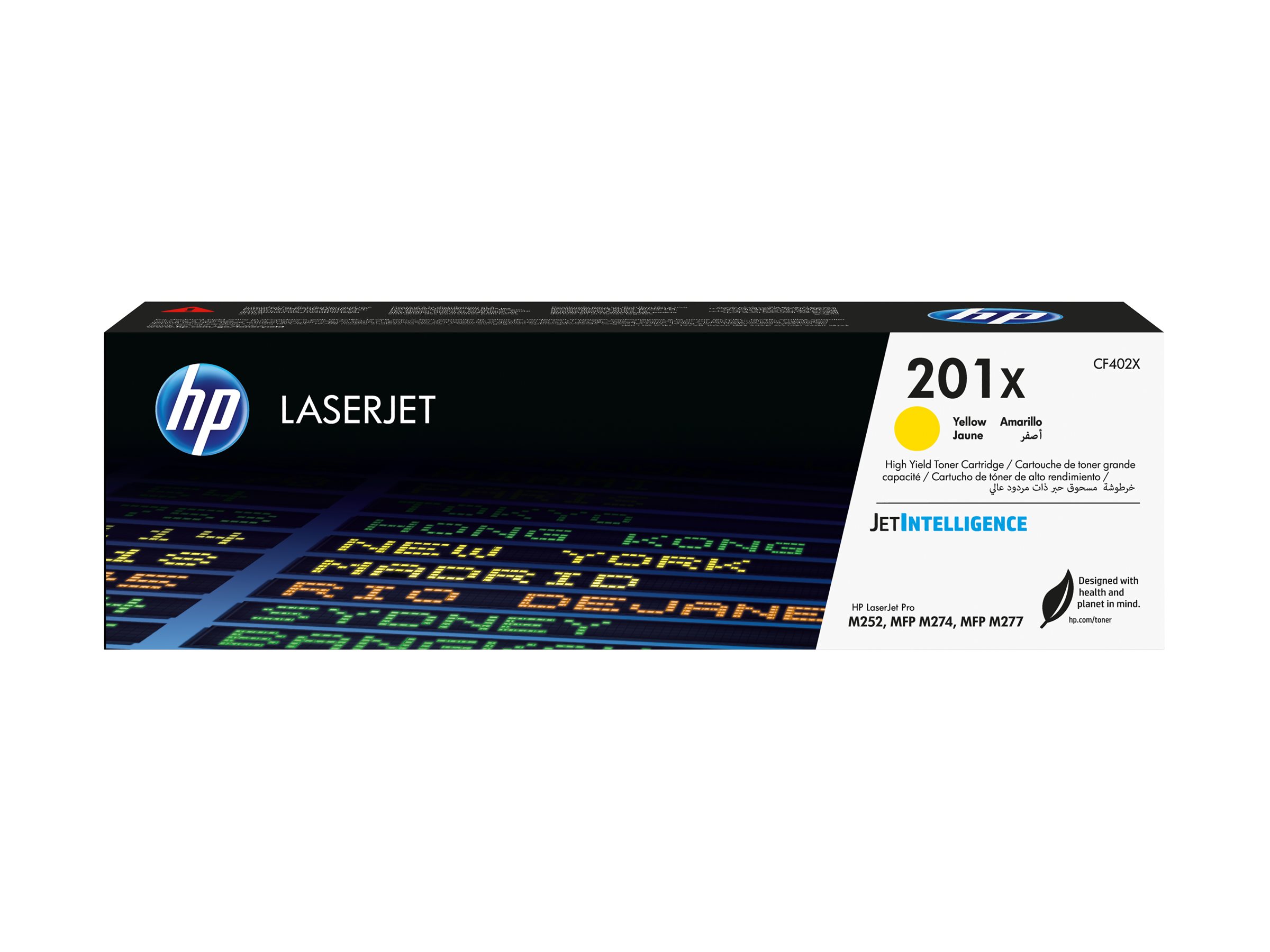 Hp 201x High Yield Yellow Original Laserjet Toner Cartridge Cf402x