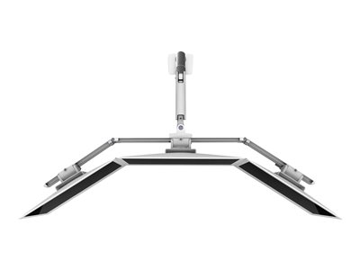 Ergotron HX - Mounting component (handle, 3 pivots, triple hinged bow) - for 3 LCD displays - white 