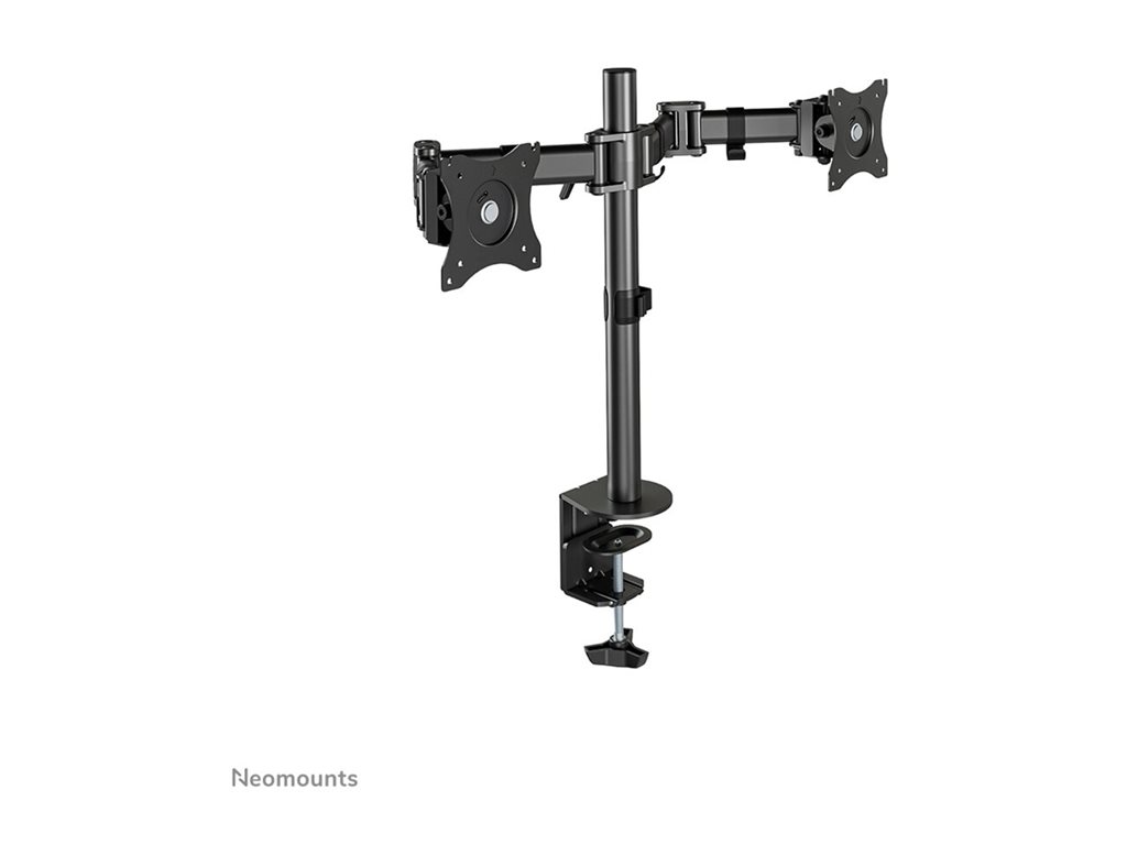 NEOMOUNTS Flat Desk Mount 2 screens Blk