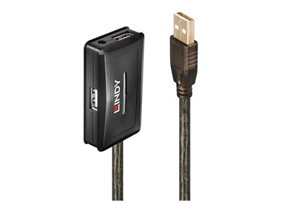 Rallonge Active USB 2.0 avec Hub, 10m