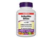 Webber Naturals Probiotic Acidophilus with Bifidus &amp; FOS - 180s