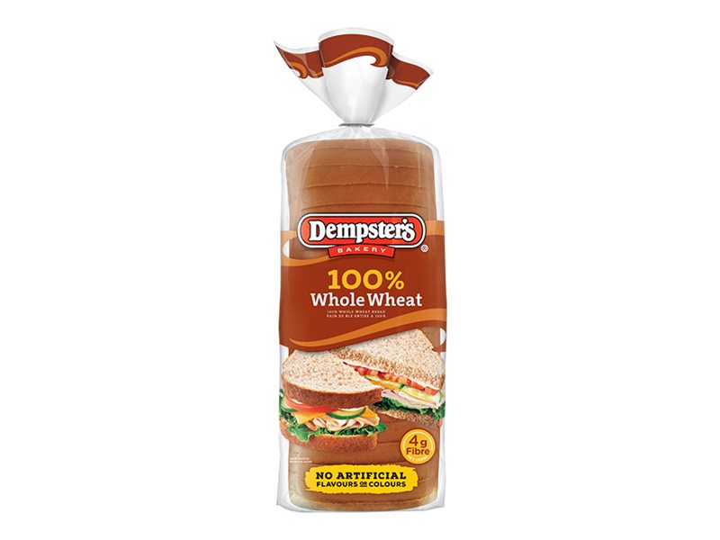 Dempster's 100% Whole Wheat Bread - 675 g