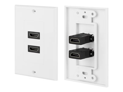 4XEM Dual HDMI Wall Plate