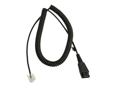 JABRA QD Cord to RJ45 coiled 0.5-2m
