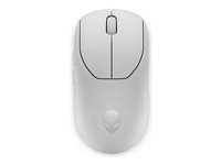 Alienware Pro Wireless Gaming Mouse Optisk Trådløs Kabling Hvid