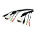 StarTech.com 6 ft 4-in-1 USB DVI KVM Cable with Audio and Microphone