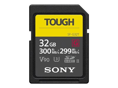 Sony SF-G series TOUGH SF-G32T - flash memory card - 32 GB - SDHC UHS-II