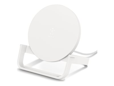 Belkin BOOST CHARGE Wireless charging stand + AC power adapter 10 Watt white image