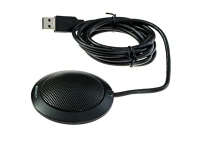 DESKTOP OR TRAVEL MICROPHONE WITH USB CONNECTIVITY. IDEAL FOR GROUP OR INDIVIDUA