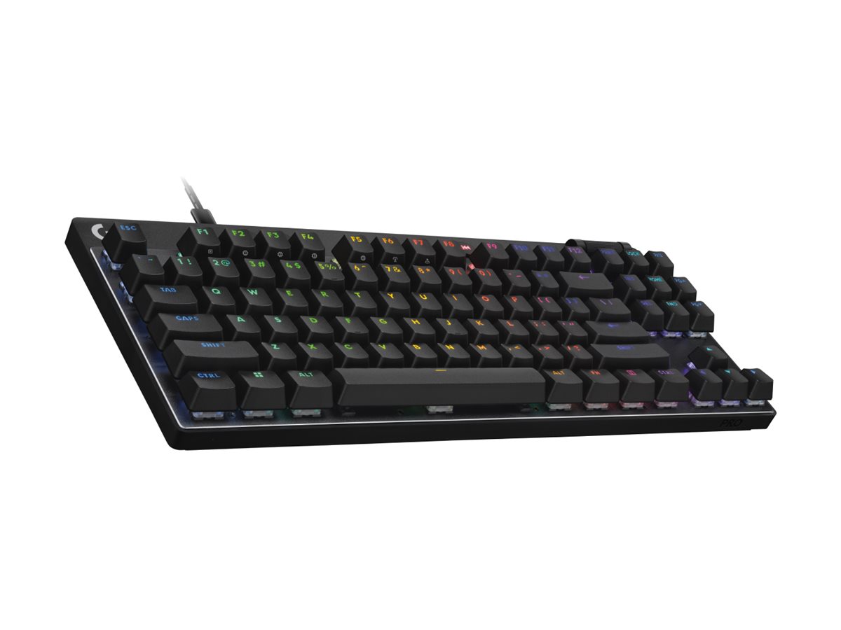 Logitech G PRO X TKL keyboard QWERTY English black Input Product shot Left-angle 79750