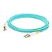 AddOn 15m LC OM4 Aqua Patch Cable