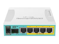 MikroTik RouterBOARD hEX RB960PGS Router 4-port switch Kabling