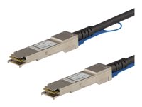 StarTech.com 5m 40G QSFP to QSFP Direct Attach Cable for Cisco QSFP-H40G-CU5M - 40GbE Copper DAC 40 Gbps Passive Twinax Dobbelt-axial 5m Direkte påsætning-kabel Sort