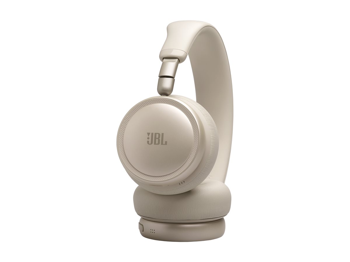 JBL LIVE 680NC Bluetooth Headphones - Champagne - JBLLIVE680NCCPGAM