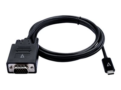 V7 - Adapter cable - USB-C (M) to HD-15 (VGA) (M)