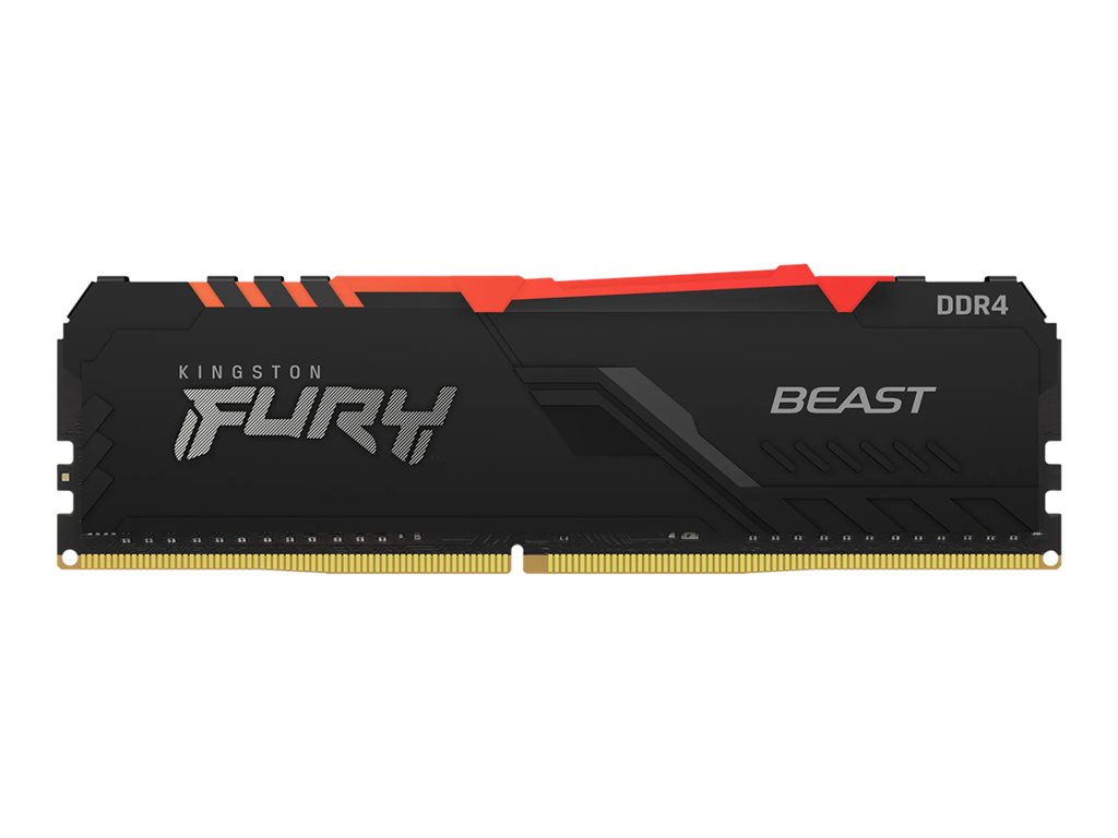Kingston FURY DDR4 16GB (2x8GB) 3200MHz CL16 Beast Black RGB