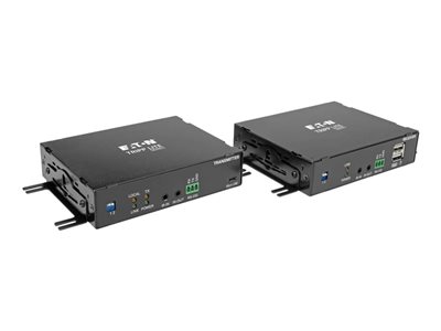 Eaton Tripp Lite Series DisplayPort over Fiber Extender Kit Transmitter/Receiver 4K 60Hz 4:4:4 RS-232 IR Multimode LC TAA