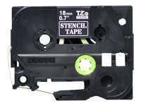 Ruban pochoir STE141 18mm Noir