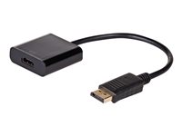 Akyga Videoadapter DisplayPort / HDMI 15cm Sort