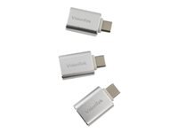 VisionTek - Adaptateur USB - 24 pin USB-C (M) pour USB type A (F) - USB 3.0 (pack de 3)