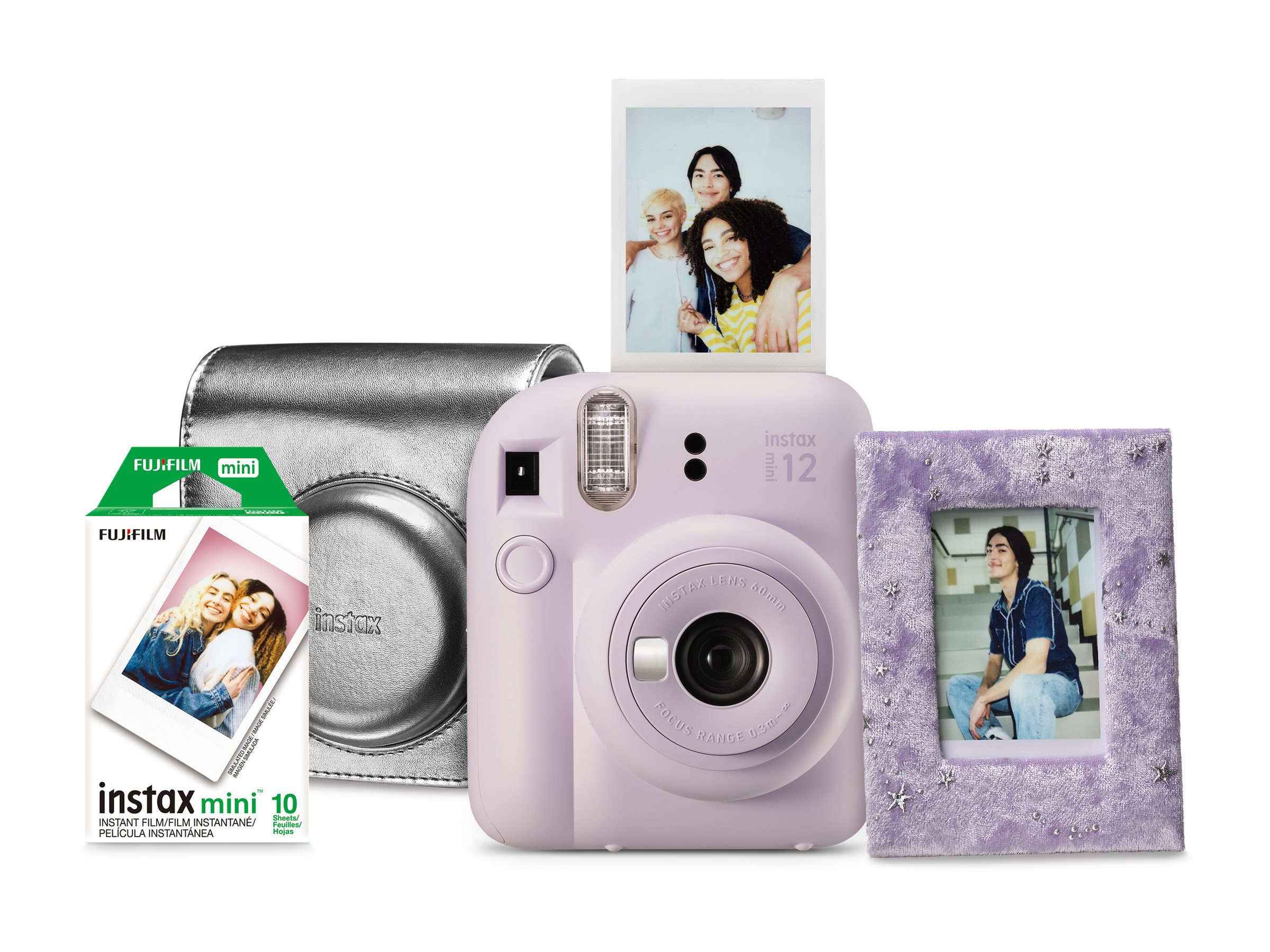 Fujifilm Instax Mini 12 Instant Camera Gift Set - Lilac Purple