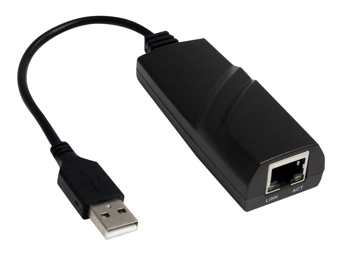 Startech Compact Black USB 2.0 to Gigabit Ethernet NIC Network Adapter ...