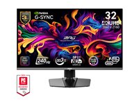 MSI MPG 322URXDE QD-OLED 32' 3840 x 2160 (4K) HDMI DisplayPort USB-C 240Hz